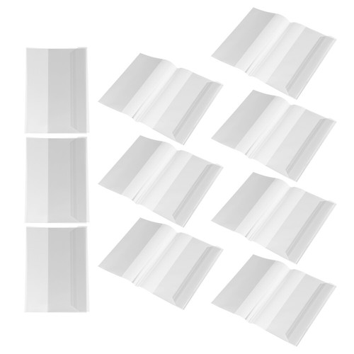 10pcs clear book covers - clear,