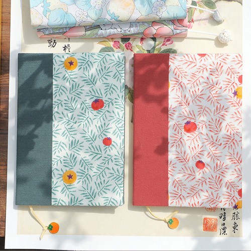 Floral persimmon paperback - floral,