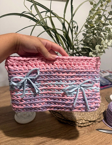 Crochet pink purple - pink,