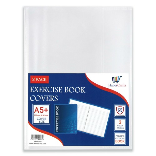 Clear exercise book cover - book,