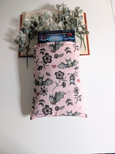 Bat book sleeve large cute - book,
