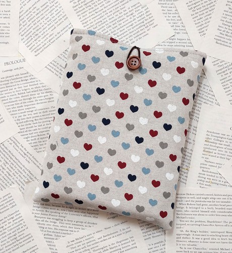 Handmade book sleeve cover - book,