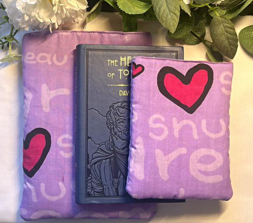 Handmade purple fabric - fabric, book