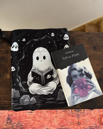 Cute ghost book sleeve - ghost,