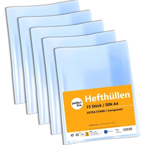 Transparent book cover set - book,