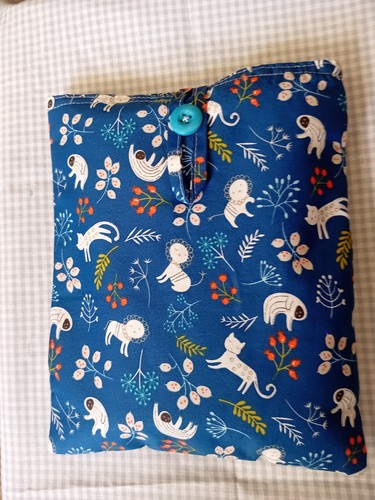 Handmade faric book sleeve - book,