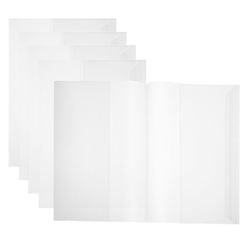 5pcs transparent book - book, covers