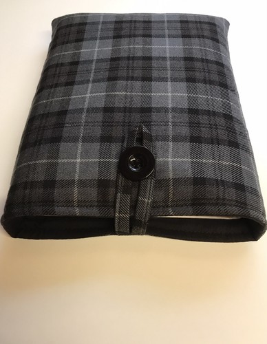 Handmade book sleeve - handmade, black