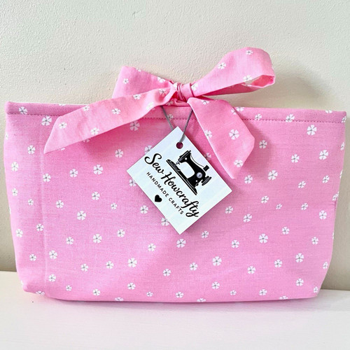 Pink with floral patterned