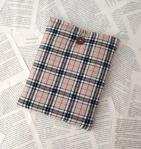 Handmade book sleeve cover - book,