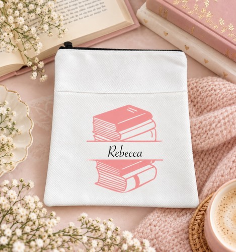 Book sleeve pouch portable - book,