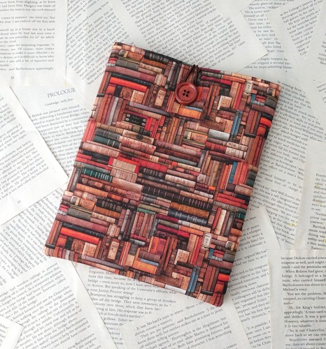 Handmade book sleeve cover - book,