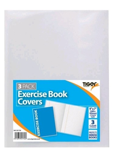 Tiger clear exercise book - a5,