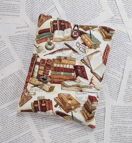 Handmade book sleeve cover - book,