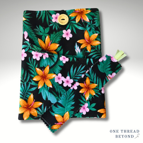 Floral book cover - , sleeve