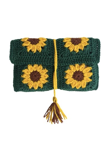 Handmade crochet book cover - crochet,