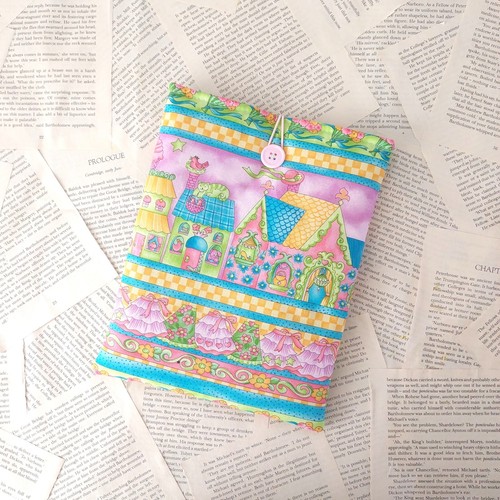 Handmade book sleeve cover - book,