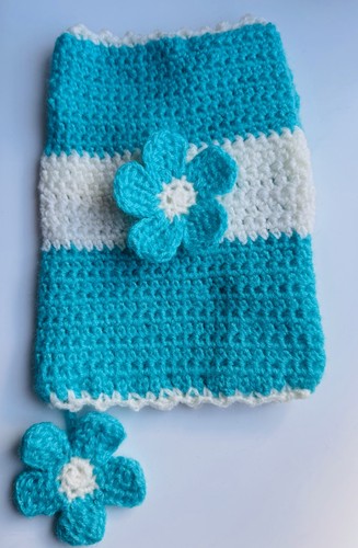 Handmade crochet book cover - crochet,