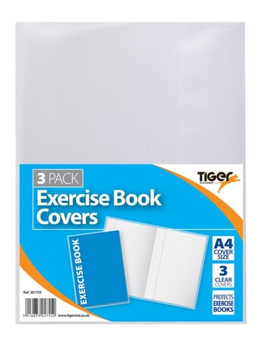 Clear exercise book - 3x, a4