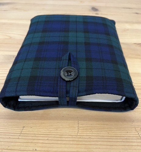 Handmade book sleeve black - book,