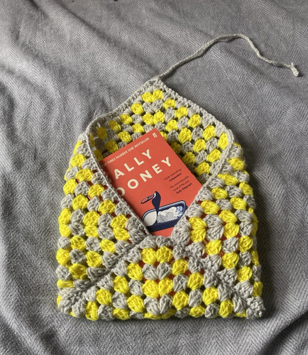 Handmade crochet book cover - crochet,