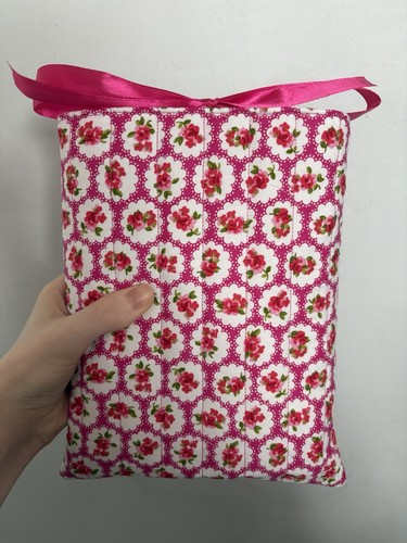 Pink floral handmade book - floral,