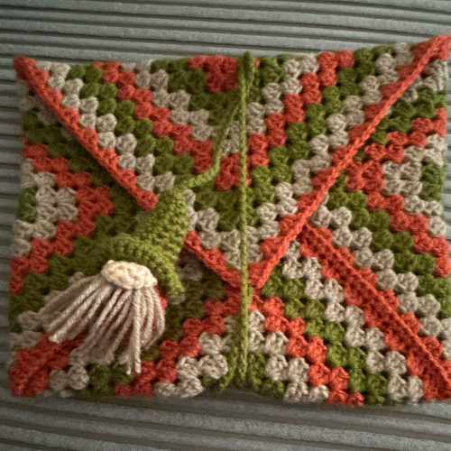 Handmade crocheted book - crocheted,