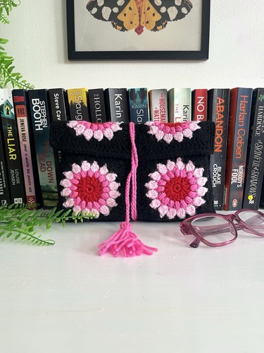 Handmade crochet book - handmade,