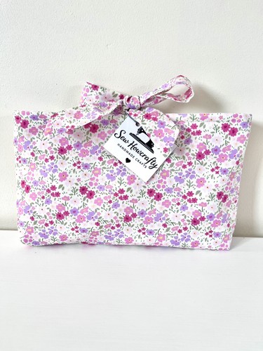 Pink purple floral patterned - floral,