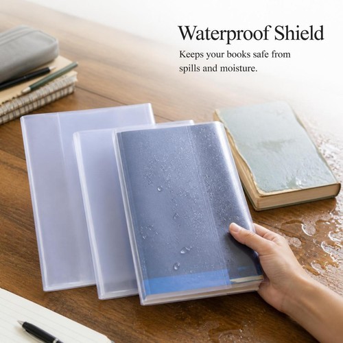 Transparent plastic book - transparent,
