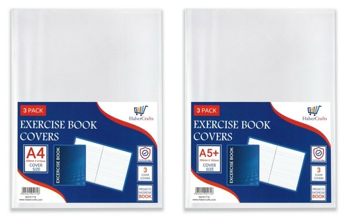 Clear exercise book - book, covers