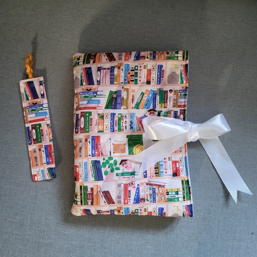 Handmade quilted fabric book - handmade,